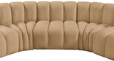 Arc Vegan Leather Modular Sofa - Elevate Your Space with Contemporary Luxury and Versatile Design
