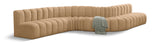 Arc Vegan Leather Modular Sofa - Elevate Your Space with Contemporary Luxury and Versatile Design