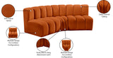 Arc Vegan Leather Modular Sofa - Elevate Your Space with Contemporary Luxury and Versatile Design