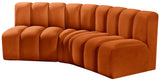 Arc Vegan Leather Modular Sofa - Elevate Your Space with Contemporary Luxury and Versatile Design