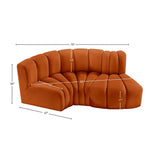 Arc Vegan Leather Modular Sofa - Luxurious, Versatile Design Perfect for Chic Living Spaces and More