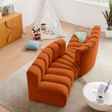 Arc Vegan Leather Modular Sofa - Elevate Your Space with Timeless Sophistication and Versatile Design