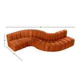 Arc Vegan Leather Modular Sofa – Elevate Your Space with Timeless Sophistication and Versatile Style