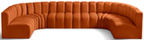 Arc Vegan Leather Modular Sofa - Elevate Your Space with Timeless Luxury and Versatile Design
