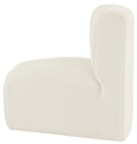 Arc Vegan Leather Curved Corner Chair - Elevate Your Space with Modern Luxury and Timeless Style