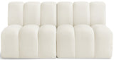 Arc Vegan Leather Modular Sofa - Luxurious Design with Deep Channel Tufting for Chic Interiors