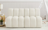 Arc Vegan Leather Modular Sofa - Luxurious Design with Deep Channel Tufting for Chic Interiors