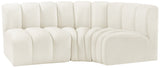 Arc Vegan Leather Modular Sofa - Modern Elegance with Deep Channel Tufting for Versatile Living Spaces