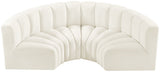 Arc Vegan Leather Modular Sofa - Elevate Your Space with Luxurious Design and Versatile Style Options