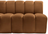 Arc Vegan Leather Modular Sofa - Modern Elegance with Deep Channel Tufting for Versatile Living Spaces