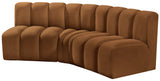 Arc Vegan Leather Modular Sofa - Elevate Your Space with Contemporary Luxury and Versatile Design