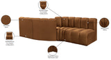 Arc Vegan Leather Modular Sofa - Elevate Your Space with Timeless Sophistication and Versatile Design