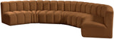 Arc Vegan Leather Modular Sofa – Elevate Your Space with Timeless Elegance and Versatile Design