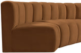 Arc Vegan Leather Modular Sofa - Elevate Your Space with Contemporary Luxury and Versatile Design