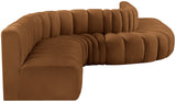 Arc Vegan Leather Modular Sofa - Elevate Your Space with Contemporary Luxury and Versatile Design