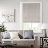 Basketweave Room Darkening Cordless Roman Shade, Taupe