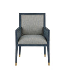 Santos Vintage Navy Armchair, Barrett Dusk