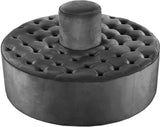 Banquet Contemporary Round Ottoman/Bench - Chic Velvet Accent for Stylish Seating & Relaxation