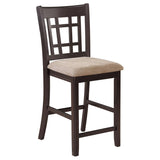 Lavon 5-piece Oval Counter Height Extension Dining Set - Light Chestnut