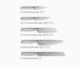 Elevate™ Steel Knives Bamboo 5-piece Set