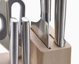 Elevate™ Fusion 5-piece Knife & Scissor Set with Beechwood Block