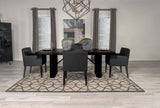 Catherine 5-Piece Rectangular Dining Table Set Black