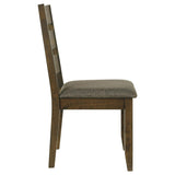 Alston 7-Piece Rectangular Dining Table Set Knotty Nutmeg