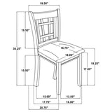 Lavon 5-piece Oval Extension Leaf Dining Set Light Oak