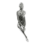 Antoinette Doll Sculpture // Chrome