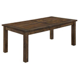 Coleman 5-Piece Rectangular Dining Set – Rustic Golden Brown