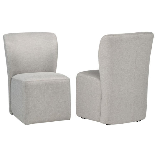 Jaelynn Upholstered Parsons Dining Side Chair - Beige (Set of 2)