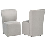 Jaelynn Upholstered Parsons Dining Side Chair - Beige (Set of 2)