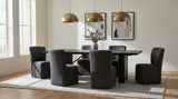 Jaelynn Upholstered Parsons Dining Side Chair - Charcoal (Set of 2)