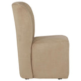 Jaelynn Upholstered Parsons Dining Side Chair - Tan (Set of 2)