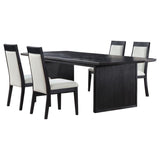 Brookmead Dining Side Chair Ivory and Black (Set of 2)