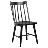 Middleton 7-Piece Extension Leaf Dining Set Brown and Black