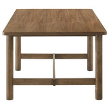 Crestmore 5-Piece Rectangular Dining Table Set – Walnut