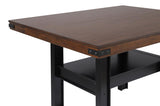 Patterson 5-Piece Counter Height Dining Set Mango Oak