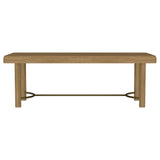 Arini 104-inch Extension Leaf Dining Table Sand Wash