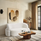 Principessa Boucle Fabric Loveseat