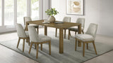Castlewood 7-Piece 71-Inch Rectangular Dining Set Brown Oak
