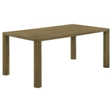 Castlewood 7-Piece 71-Inch Rectangular Dining Set Brown Oak
