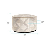Prisma Natural Foot Pouf