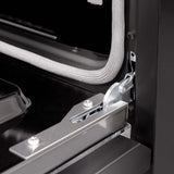 ZLINE 30" Dual Fuel Range, Gas Cooktop, Electric Convection Oven Black Stainless Steel, CDRB-30