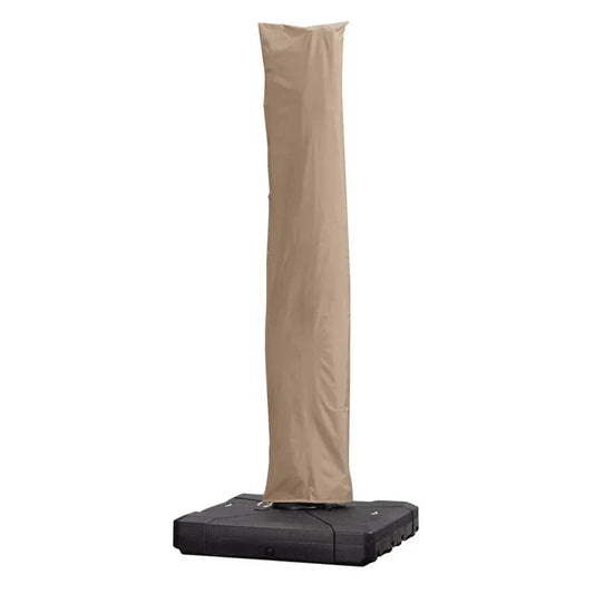 PURPLE LEAF Patio Cantilever Umbrella Tan Cover with Zipper