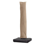 PURPLE LEAF Patio Cantilever Umbrella Tan Cover with Zipper