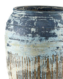 Catania Large Antique Blue Drip Planter
