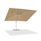 PURPLE LEAF Morden White Outdoor Umbrella Premium Aluminum Patio Cantilever Pool Sun Umbrellas