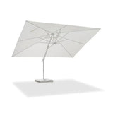 PURPLE LEAF Morden White Outdoor Umbrella Premium Aluminum Patio Cantilever Pool Sun Umbrellas