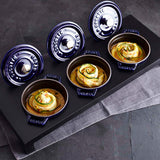 STAUB Cast Iron 0.25-qt Mini Round Cocotte